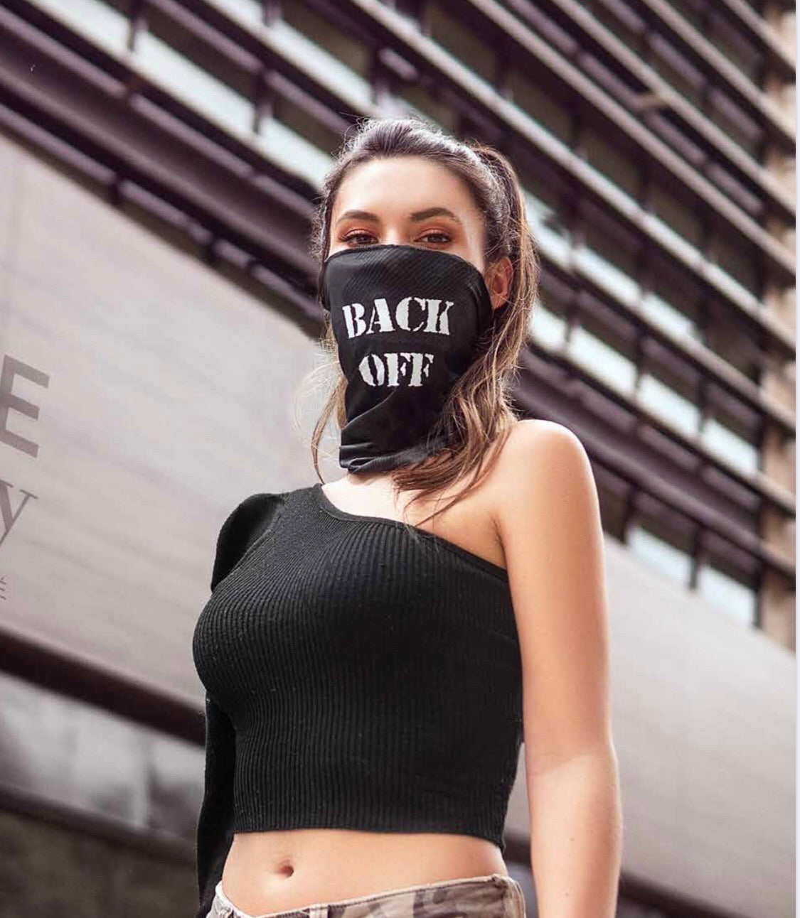 Back Off Face Scarf